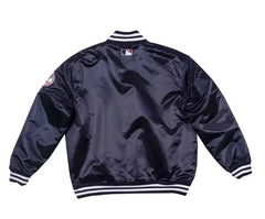 NY Yankees Vintage 90s Athletic Satin Blue Bomber Jacket Style Varsity Jackets