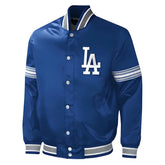 MLB Los Angeles Dodgers Varsity Jacket Satin Jacket Letterman Jacket Baseball Jacket Custom Varsity Jackets Team Varsity Jackets-Blue