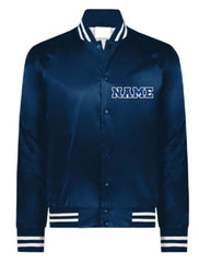 Custom satin jacket high quality with your logo and design