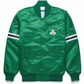 NBA Boston Celtics Varsity Jacket Satin Jacket Letterman Custom Varsity Jackets – Green