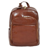 Premium Quality Exclusive Leather Backpack Organiser Rucksack Peru Tan
