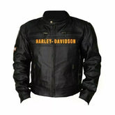Harley Davidson Men's Motorcycle Vintage Biker Real Cowhide Leather Jacket