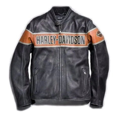Men's Handmade Harley Davidson Racing BIKE Distressed Leather Jackets