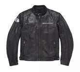 Harley Davidson Men's Blouson CUIR Skull Reflective Jacket Biker Leather Jacket
