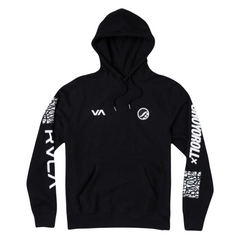 RVCA x Shoyoroll Defer Vaxsyr BJJ Hoodie - Black Fleece 350 GSM Premium BJJ Apparel