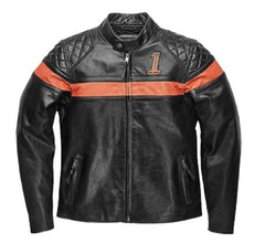 Harley Davidson Genuine Leather Motorcycle Men’s Jacket
