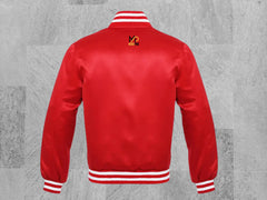 Satin Varsity Jacket Custom solid satin varsity Jacket |personalised Bomber satin jacket | men's & women in various colours