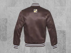 Custom Logo Custom Satin Jacket High School Letterman Baseball League Bomber Mid Season Varsity Jackets