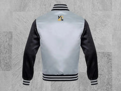 Custom Satin Jacket High School Letterman Baseball League Bomber Mid-Season Varsity Streetwear College Bomber All leagues Jackets