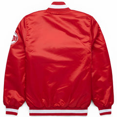 MLB Cincinnati Reds Varsity Jacket Satin Jackets Letterman Varsity Jackets Team Varsity Baseball Jackets - Red