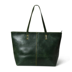The Kim Women’s Tote Leather Bag Green