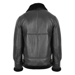 Men’s Classic B3 Original Sheepskin Jacket Black