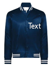 Custom satin jacket high quality with your logo and design