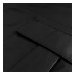 KyleDEP Women’s Nero Genuine Leather Top Black