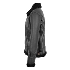 Men’s Classic B3 Original Sheepskin Jacket Black