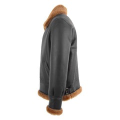 Men’s Classic B3 Original Sheepskin Jacket Brown Ginger