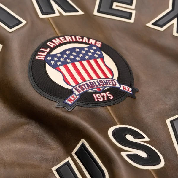 Men’s Avirex Leather Jacket Iconic Jacket (Vintage)