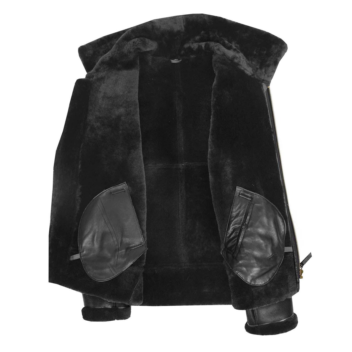 Men’s Classic B3 Original Sheepskin Jacket Black