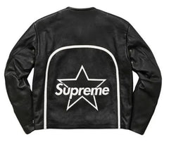 Vanson Star Supreme Genuine Leather Jacket -Black