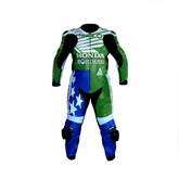 American Honda Green Moriwaki Motorcycle Racing Suit