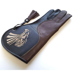 Pack of 20 Left-Hand Falconry Gloves – Premium Nubuck Leather Bird Handling Gloves for Eagles, Hawks & Raptors (Wholesale)