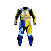 American Honda Yellow Moriwaki Motorcycle Racing Leather Suit – MotoGP