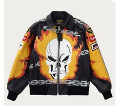 Vanson Supreme Leathers Ghost Rider Leather Jacket