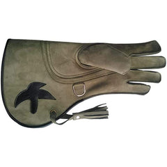 Bulk Pack of 10 Left-Hand Falconry Gloves – Nubuck Leather Eagle, Hawk & Bird Handling Gloves for Cold Weather Trainingold Weather Training (Copy)