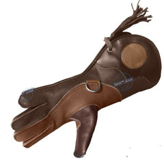 Wholesale Pack of 10 Left-Hand Falconry Gloves | Natural Leather Eagle, Hawk & Raptor Handling Gloves