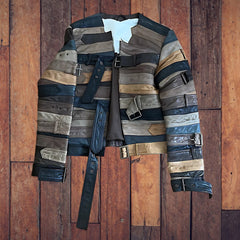 Maison Margiela x H&M Belted Leather Jacket-AW13