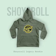 Shoyoroll Legacy Hoodie - Embrace the Roll - Fleece GSM 300 Premium BJJ Apparel