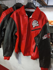 Mens Pelle Pelle Ameican Bruiser Genuine Leather Bomber Jackets