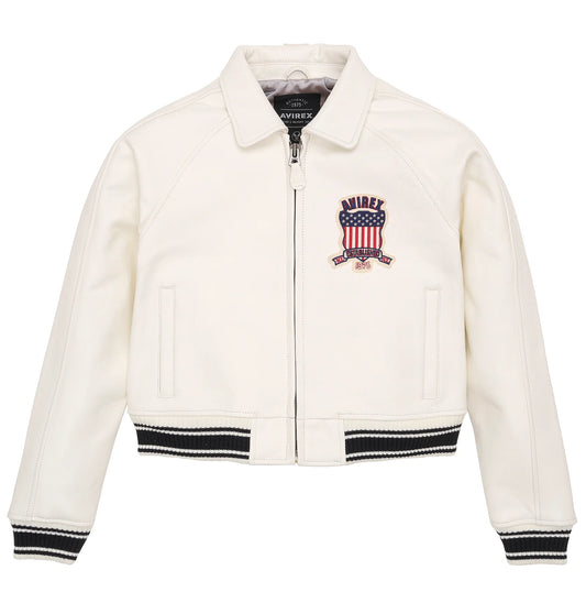 MENS AVIREX CROPPED ICON JACKET SPACIAL EDITION