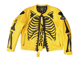 Special Edition Vanson Leather X Bones Jacket ( Yellow- Black )