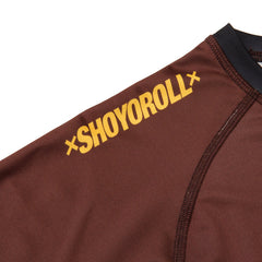 Shoyoroll 2022 Ranked Rash Guard SS Brown