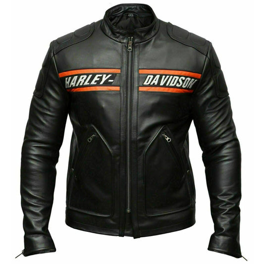 NEW MEN’S PASSING LINK LEATHER HARLEY DAVIDSON BIKER MOTORCYCLE GOLDBERG JACKET