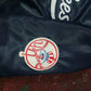 NY Yankees Vintage 90s Athletic Satin Blue Bomber Jacket Style Varsity Jackets