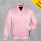 Handmade Custom Satin High School Letterman Baseball Bomber Blank Mid Season Varsity Street-wear College Bomber Jacket All leagues Jacket