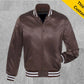 Custom Logo Custom Satin Jacket High School Letterman Baseball League Bomber Mid Season Varsity Jackets