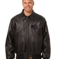 Atlanta Hawks Original Full Leather Jacket - Black/Black