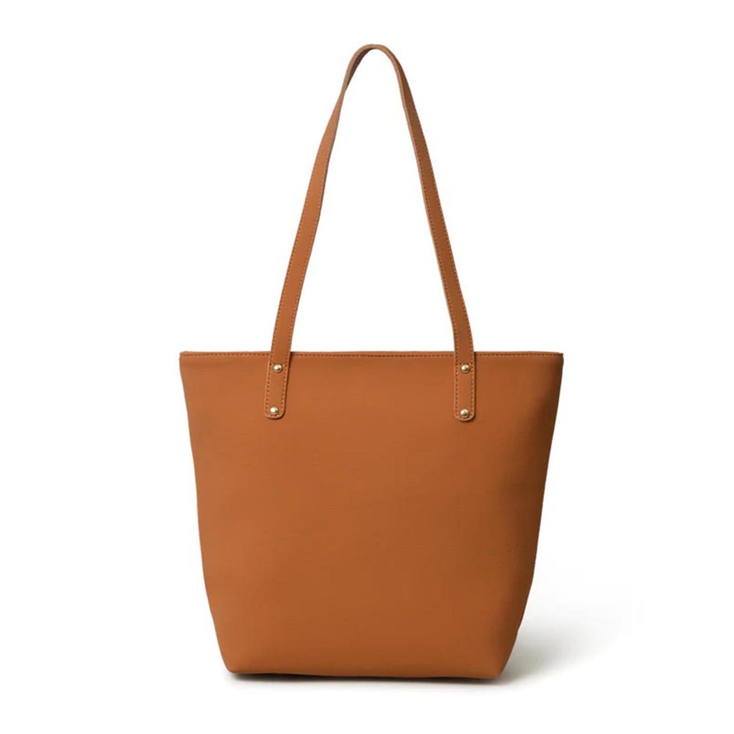 Era Vegan Women’s Leather Tote Bag Tan Brown Color