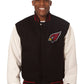 Arizona Cardinals JH Design Wool Full-Snap Jackets - Black/Red