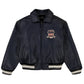 Men's Avirex Stadium Leather Jacket Las Vegas  Avirex jacket Short Body- Black