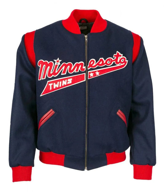 1965 Minnesota Twins Varsity Wool Blue Jacket