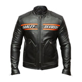 Harley Davidson Jacket Classic Harley Davidson Motorcycle Jacket Black & Orange