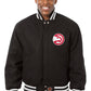 Atlanta Hawks Embroidered Wool Jacket - Black