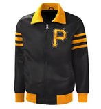MLB Men's Pittsburgh Pirates Rib Varsity Wool Jacket