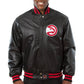 Premium Quality Atlanta Hawks Full Leather Jacket - Black