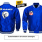 NLF MBA MBL Nhl Satin customised varsity Jacket |sports personalized Bomber satin jackets