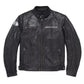 Harley Davidson Men's Blouson CUIR Skull Reflective Jacket Biker Leather Jacket